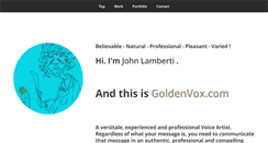 Desktop Screenshot of goldenvox.com
